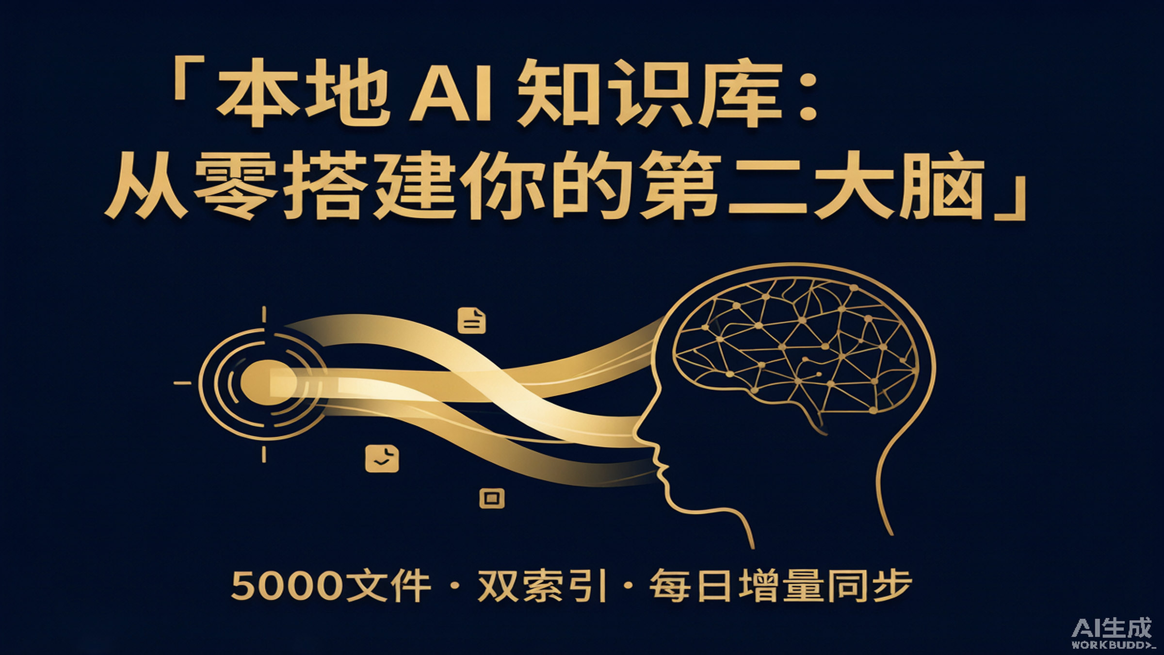 本地 AI 知识库架构图