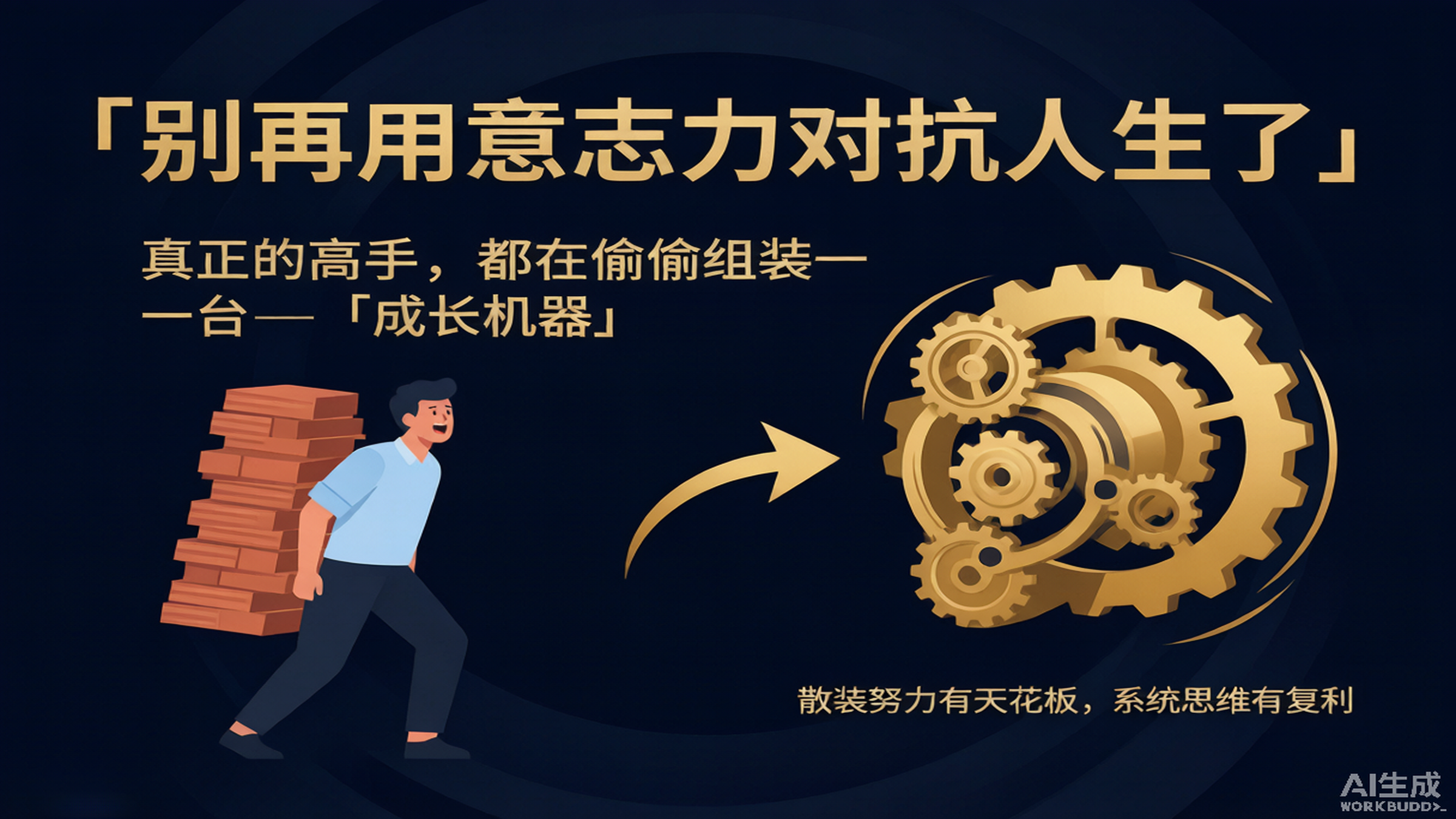 组装一台能自我运转的成长机器
