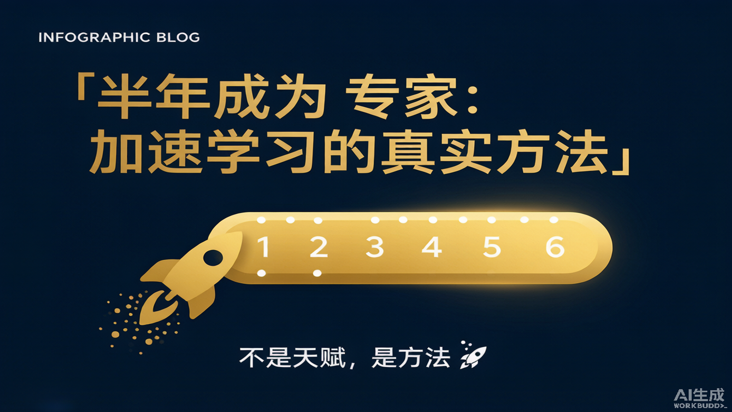 半年成为专家方法论信息图 · 从广而浅到窄而深