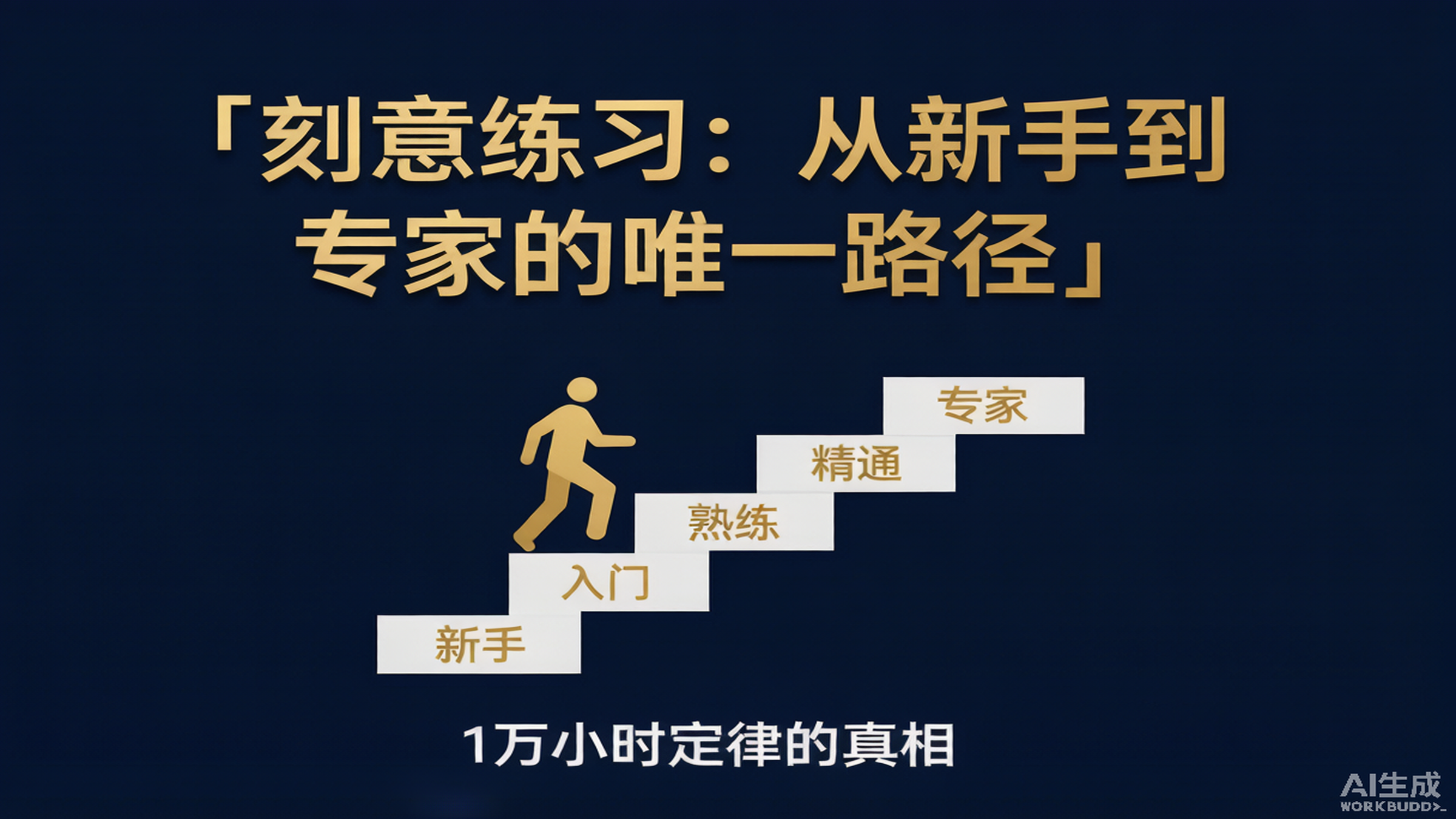 刻意练习训练系统信息图 · 练-反馈-修正-重复-睡眠闭环